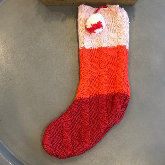 Wondershop Colorful Pink Knit Christmas Stocking NEW - Picture 2 of 3